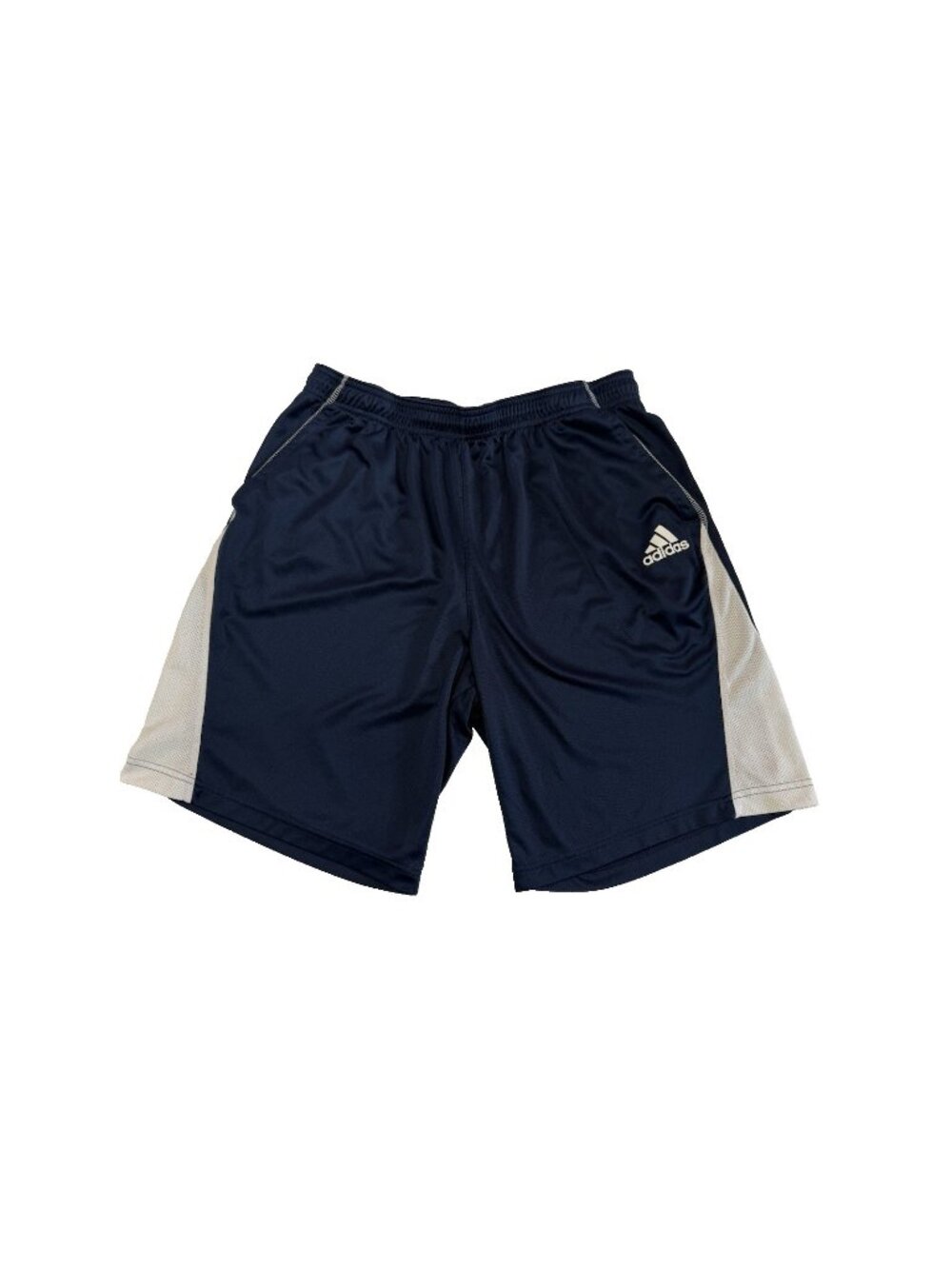 Adidas Climalite Athletic Shorts Men’s Large Blue White Mesh Basketball Gym